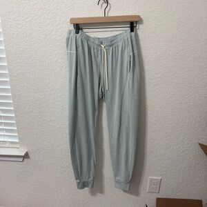 NOBULL Light Gray/Blue Jogger Pants with Drawstring